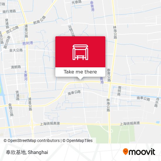 奉欣基地 map