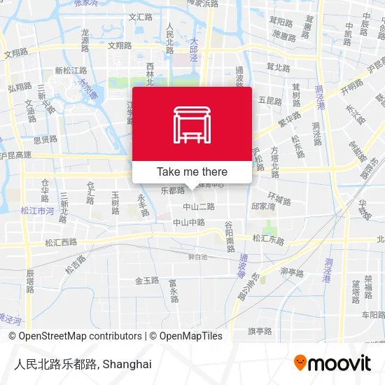 人民北路乐都路 map
