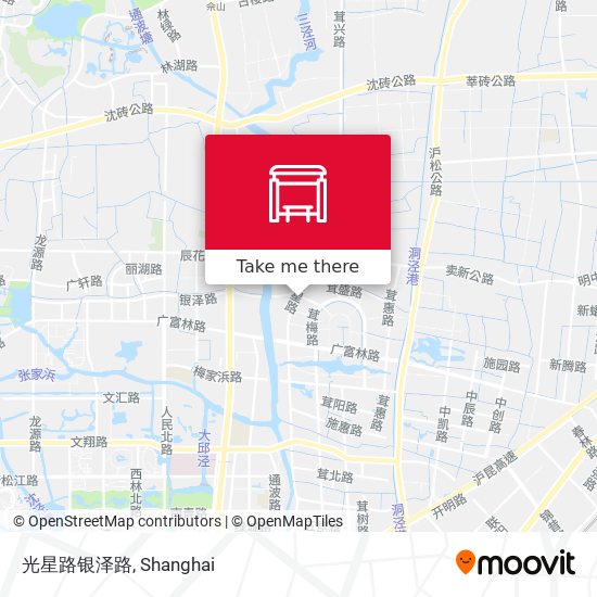 光星路银泽路 map