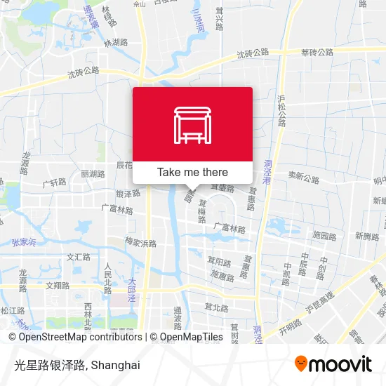 光星路银泽路 map