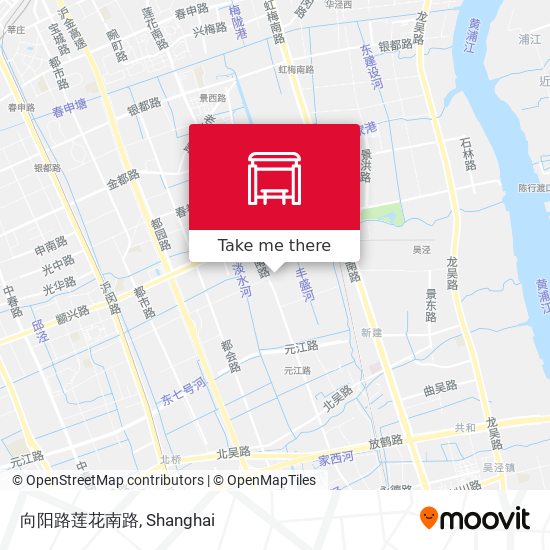 向阳路莲花南路 map