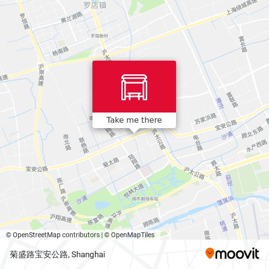 菊盛路宝安公路 map