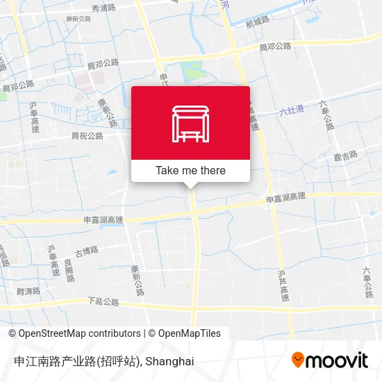 申江南路产业路(招呼站) map