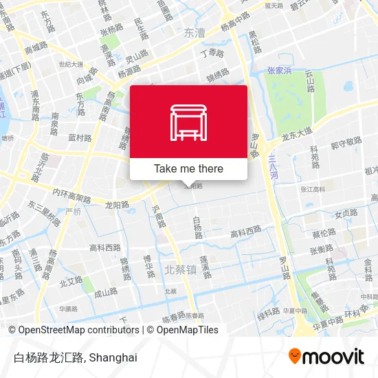 白杨路龙汇路 map