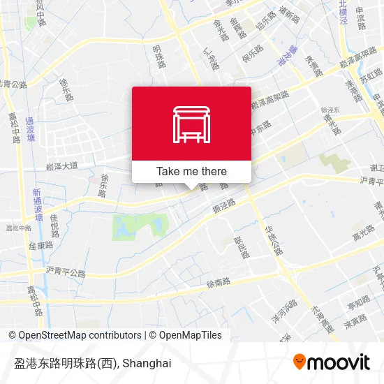 盈港东路明珠路(西) map