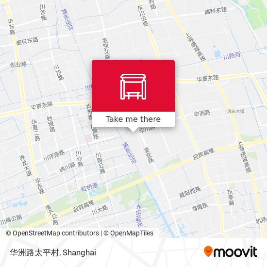 华洲路太平村 map