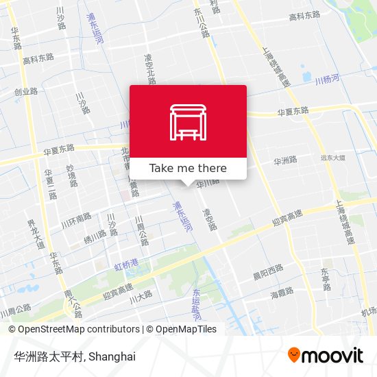 华洲路太平村 map