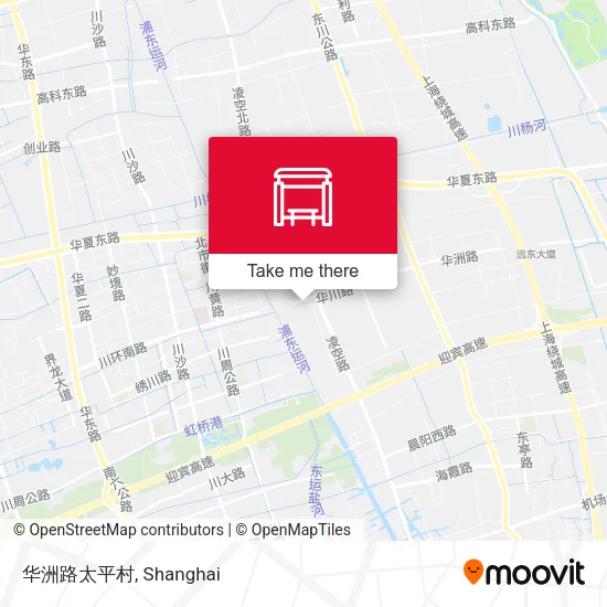 华洲路太平村 map