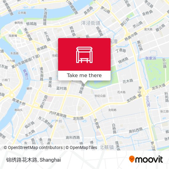 锦绣路花木路 map