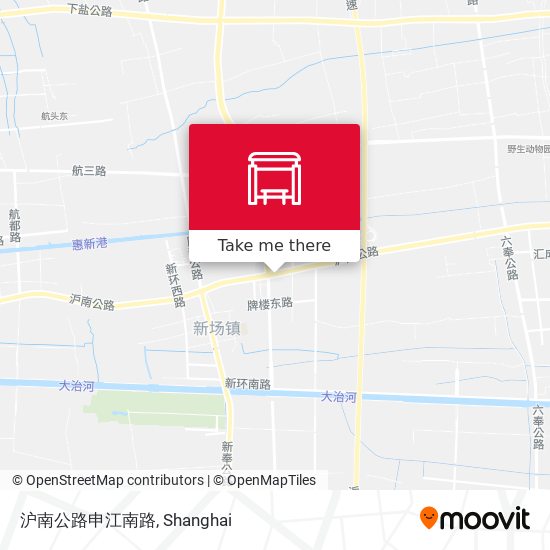 沪南公路申江南路 map