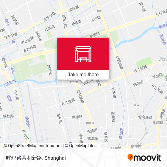 呼玛路共和新路 map