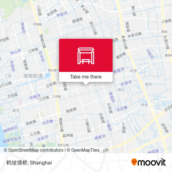 鹤坡塘桥 map