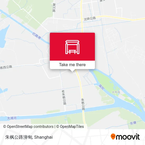 朱枫公路泖甸 map