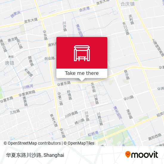 华夏东路川沙路 map