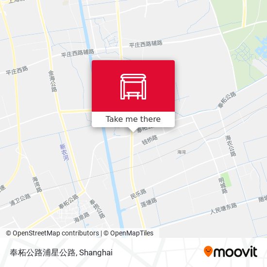 奉柘公路浦星公路 map
