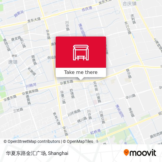 华夏东路金汇广场 map