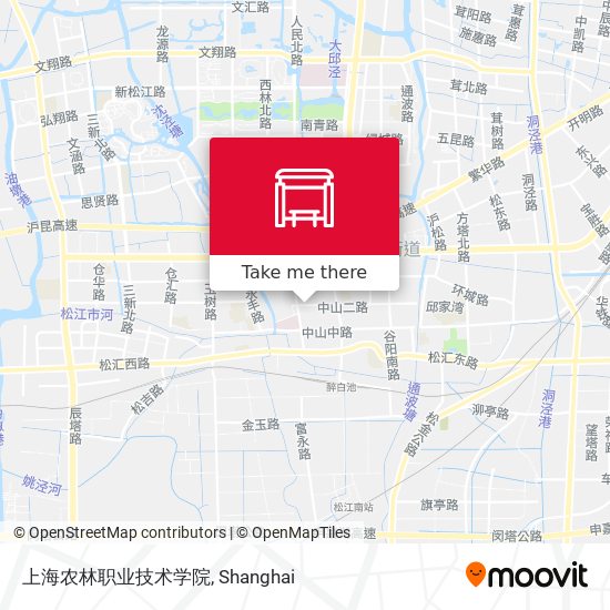 上海农林职业技术学院 map