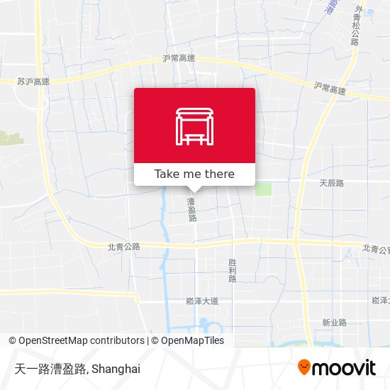 天一路漕盈路 map