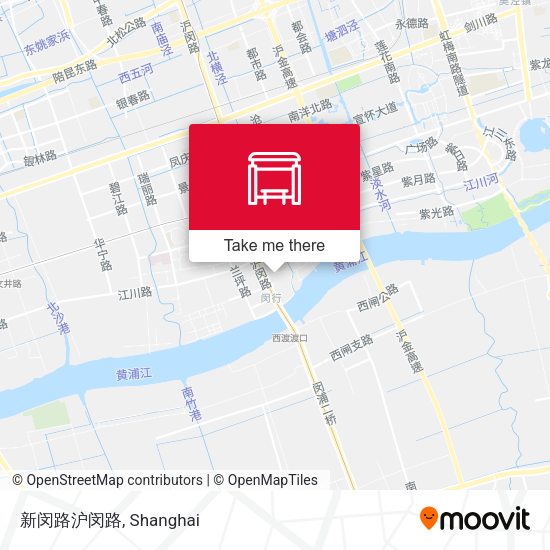 新闵路沪闵路 map