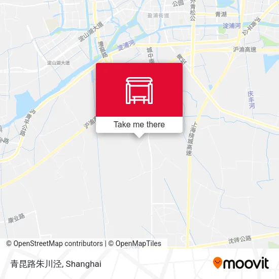 青昆路朱川泾 map