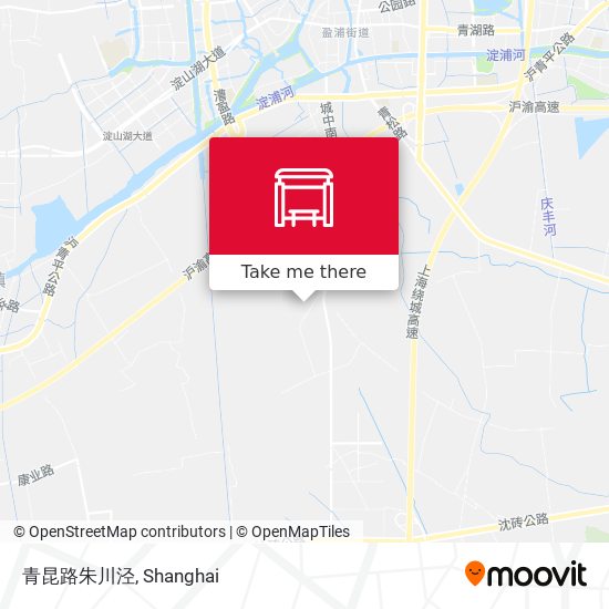 青昆路朱川泾 map