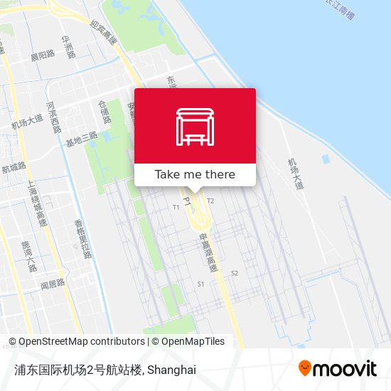 浦东国际机场2号航站楼 map