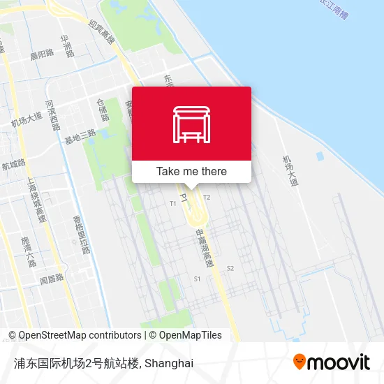 浦东国际机场2号航站楼 map