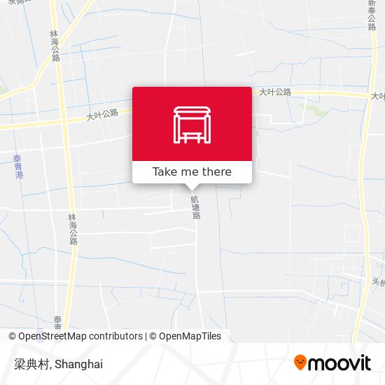 梁典村 map