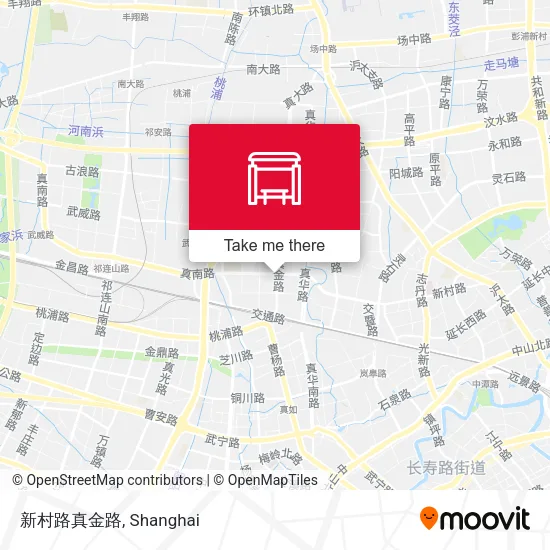 新村路真金路 map