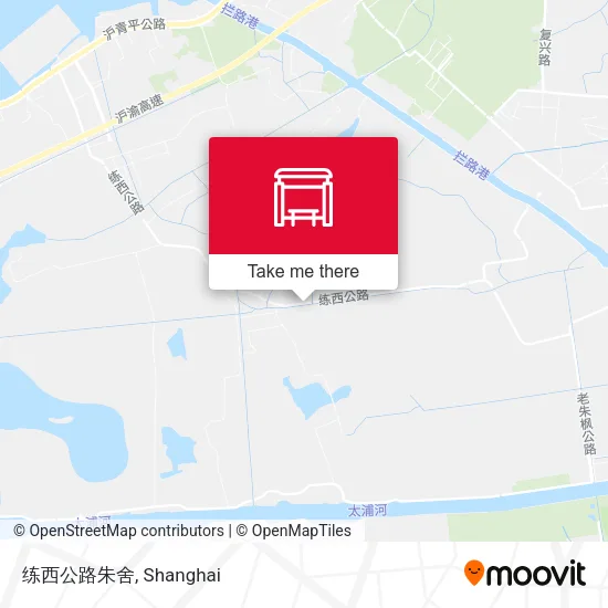 练西公路朱舍 map