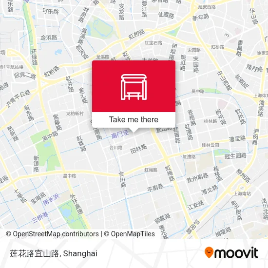 莲花路宜山路 map