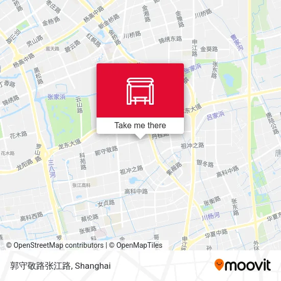 郭守敬路张江路 map