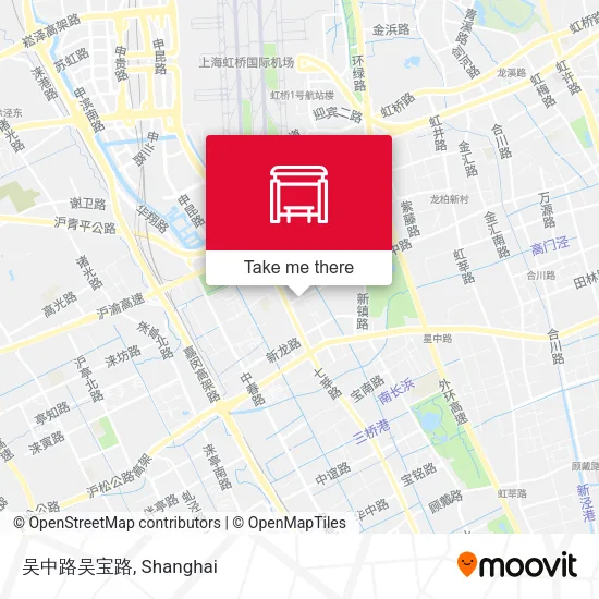 吴中路吴宝路 map