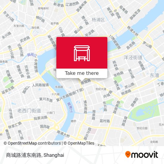 商城路浦东南路 map