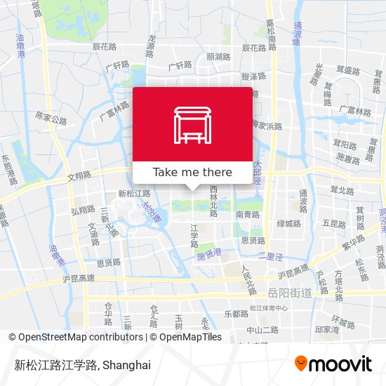 新松江路江学路 map
