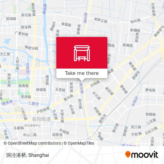 洞泾港桥 map