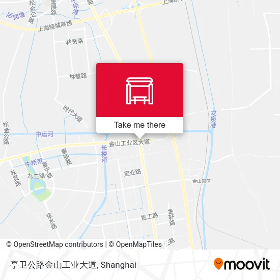 亭卫公路金山工业大道 map