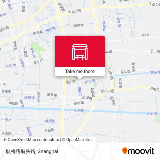 航梅路航头路 map