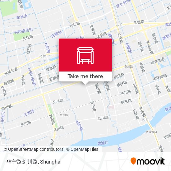 华宁路剑川路 map