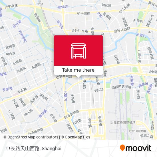 申长路天山西路 map
