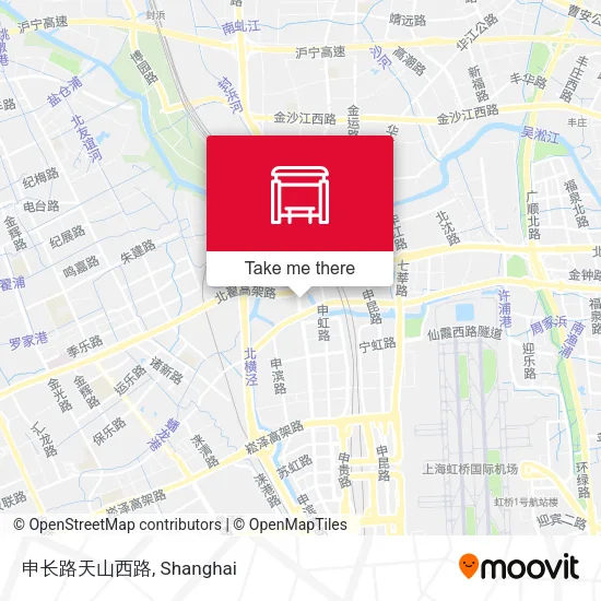 申长路天山西路 map