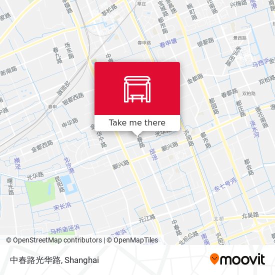 中春路光华路 map