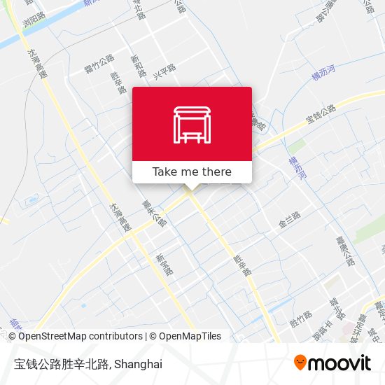 宝钱公路胜辛北路 map
