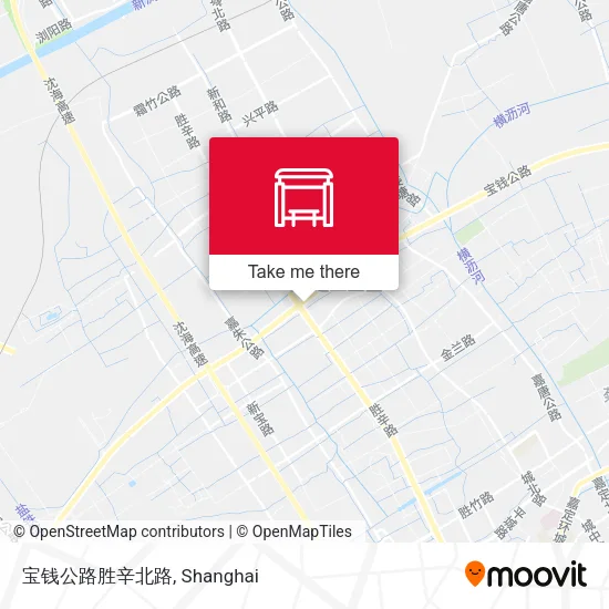 宝钱公路胜辛北路 map