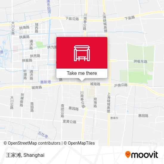 王家滩 map