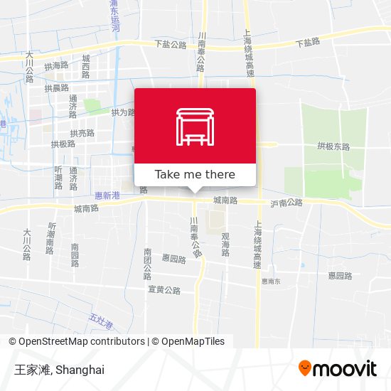 王家滩 map