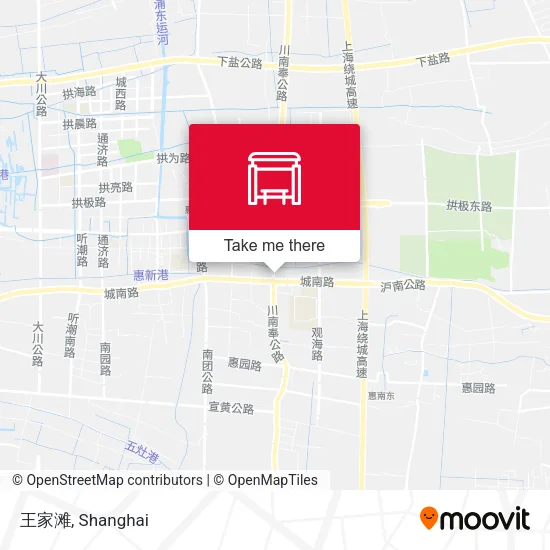 王家滩 map