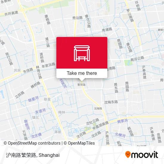 沪南路繁荣路 map