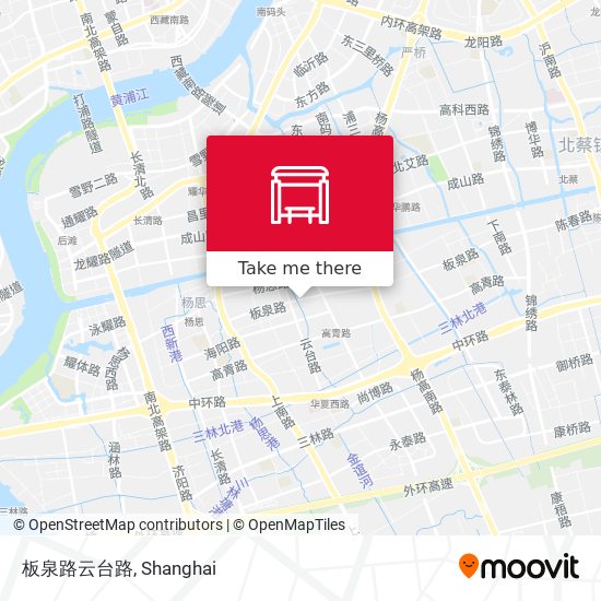 板泉路云台路 map