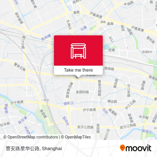 曹安路星华公路 map